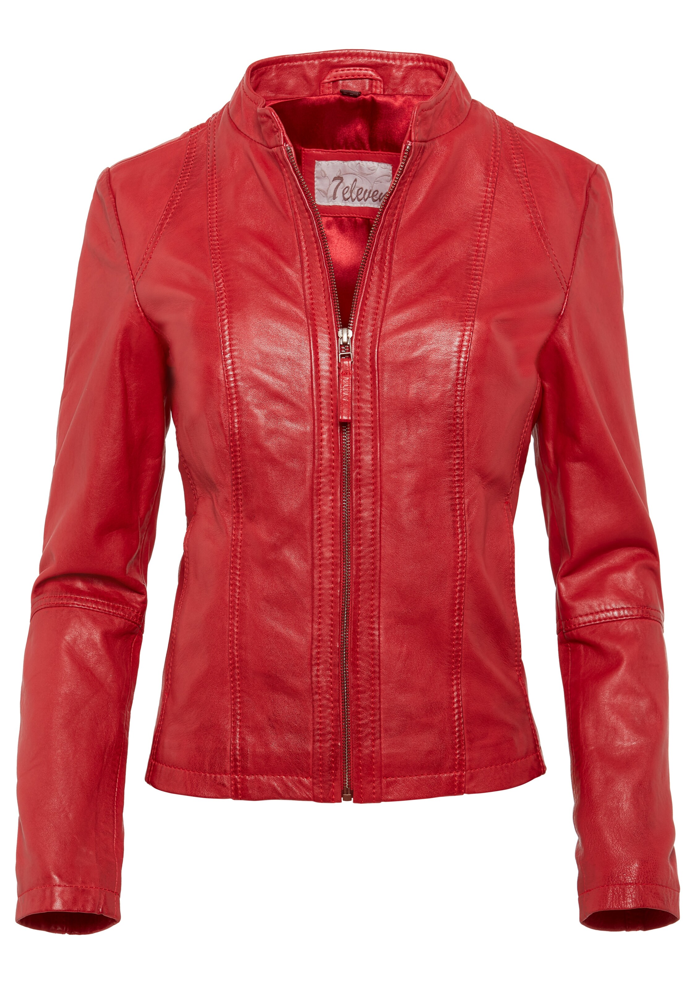 7ELEVEN Tussenjas 'SEAmera' in Rood: voorkant