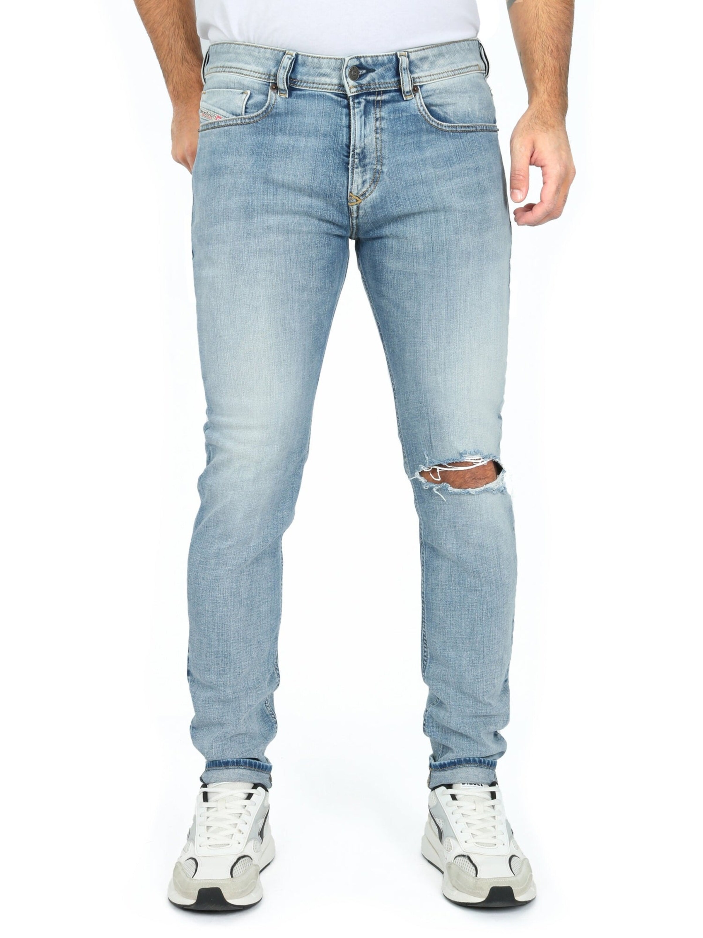 Skinny Jeans 'SLEENKER-R R3K29' di DIESEL in blu