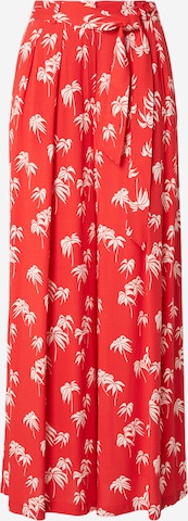 King Louie - Pierna ancha Pantalón plisado 'The Haze' en rojo: frente