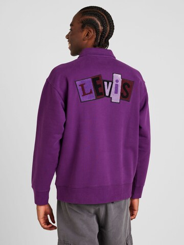 Levi's Skateboarding Sweatshirt in Lila: voorkant