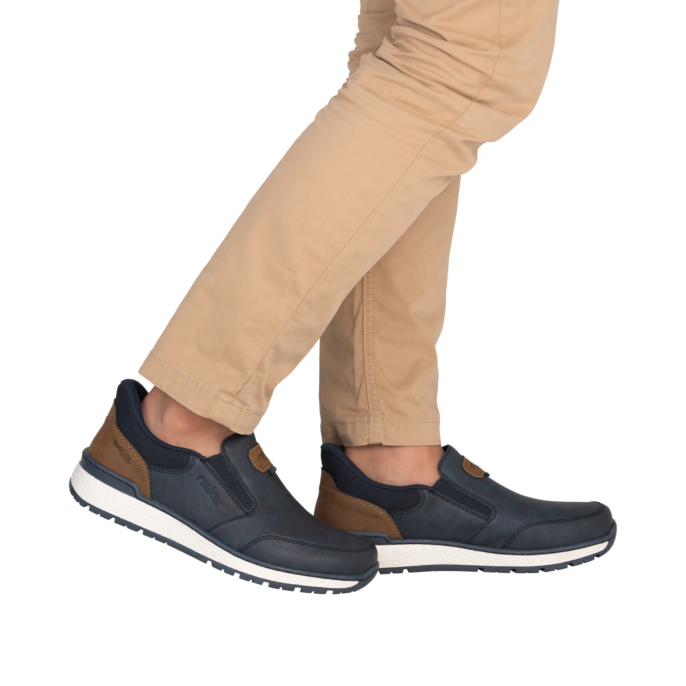 Slip on Rieker en bleu