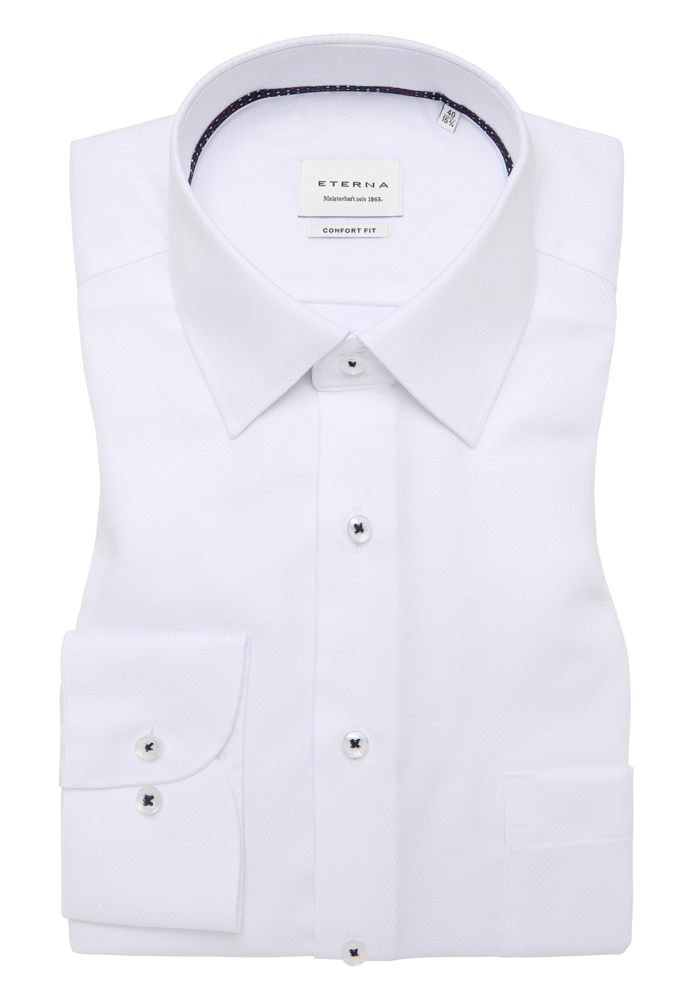 ETERNA Comfort fit Zakelijk overhemd in Wit