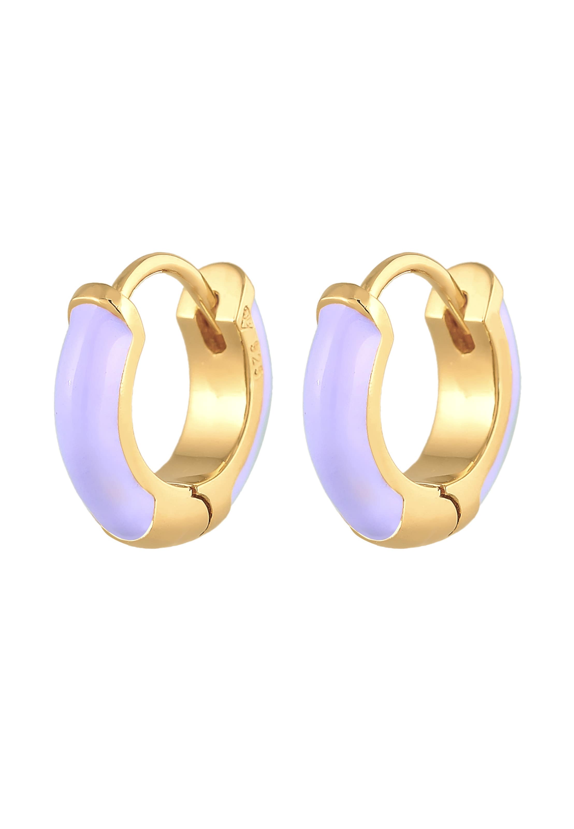 ELLI Ohrringe Creole in Gold: Vorderseite