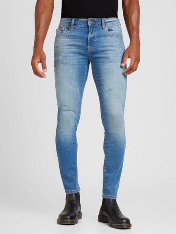 Only & Sons Skinny Jeans 'ONSWARP' in Blue: front