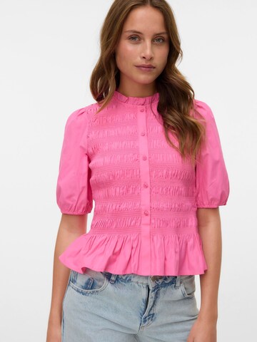 VERO MODA Bluse 'VMEmery' i pink: forside