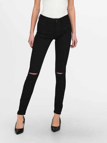 JDY Skinny Jeans 'NIKKI' in Black: front