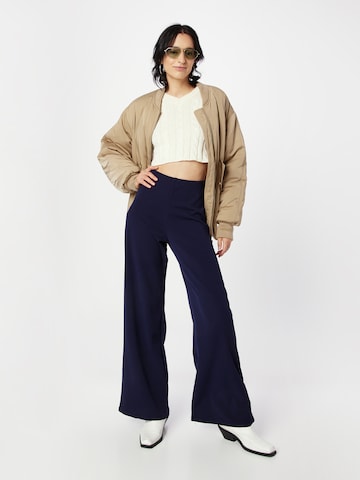 SISTERS POINT Wide leg Broek 'GLUT' in Blauw