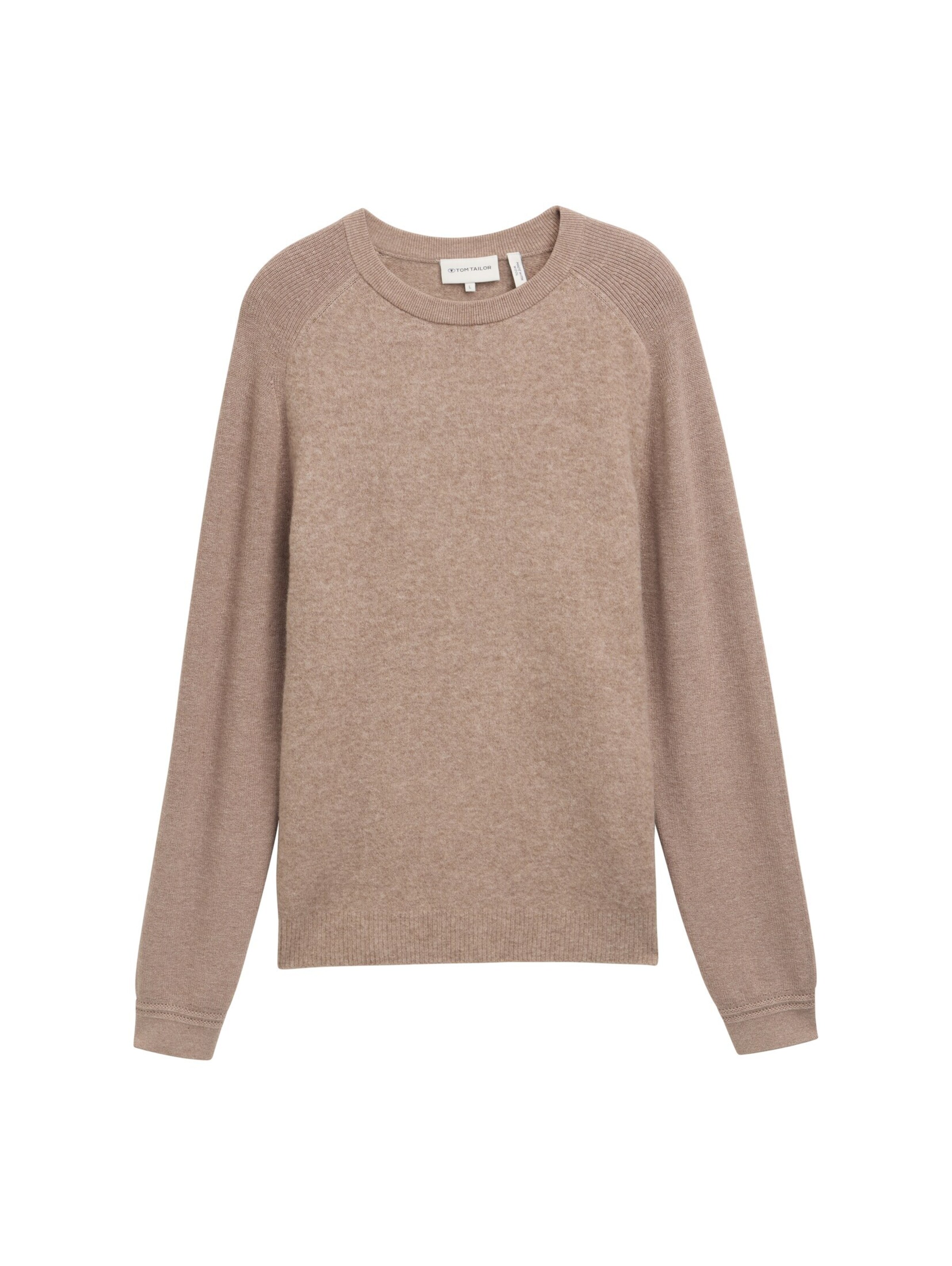 TOM TAILOR Sweater in Brown: front