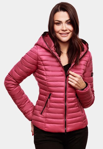 NAVAHOO Between-Season Jacket 'Kimuk' in Pink: front