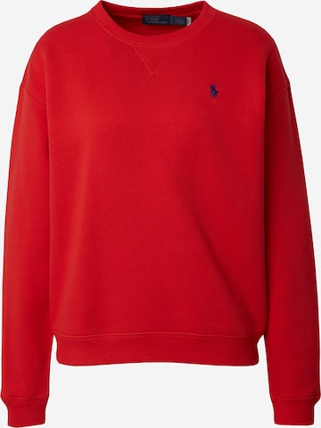 Sweat-shirt Polo Ralph Lauren en rouge : devant