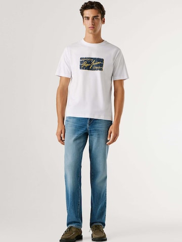 T-Shirt 'Suen' Pepe Jeans en blanc