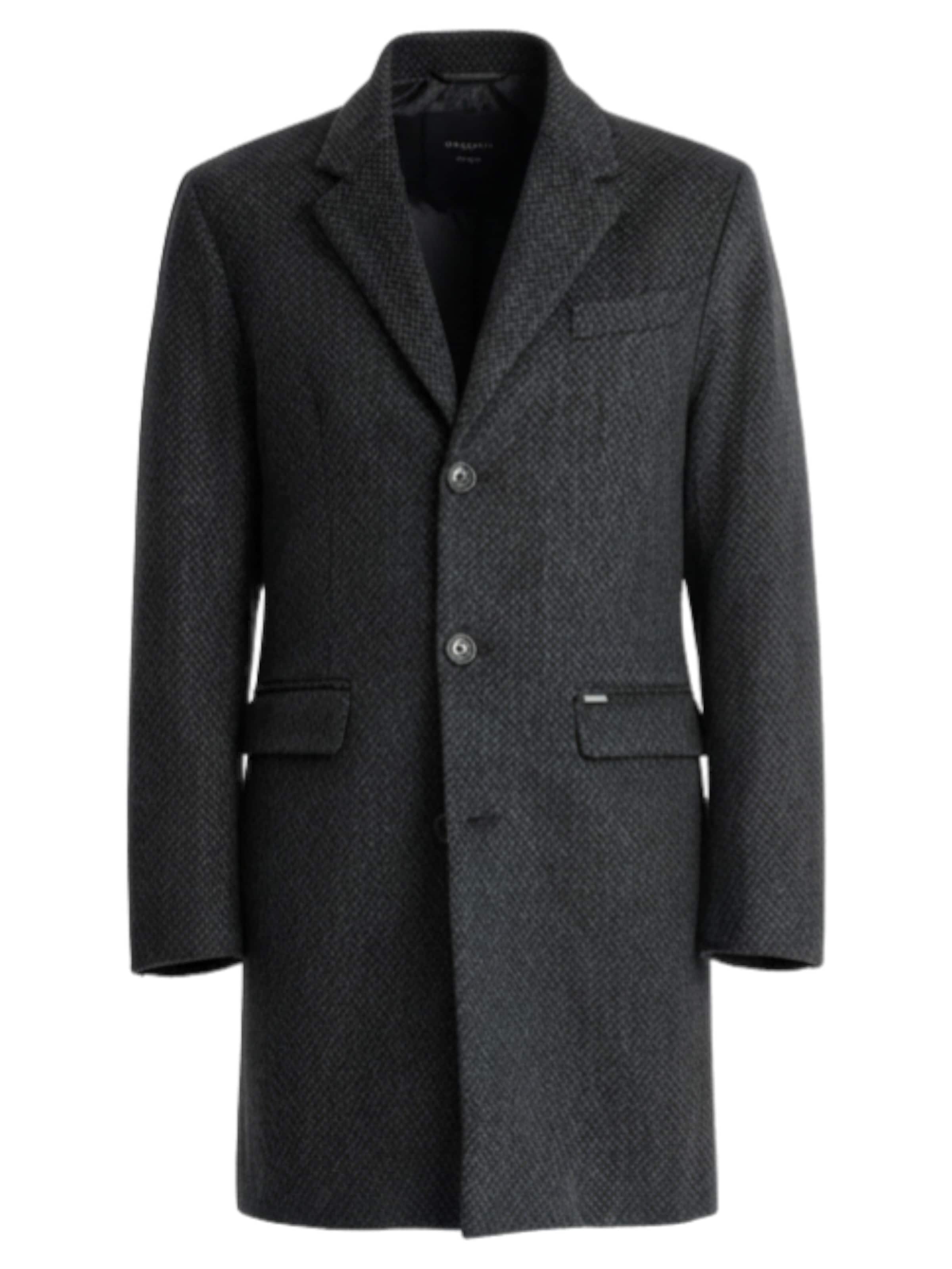 Ombre Tussenjas 'OM-COWC-0121' in de kleur Donkergrijs / Grijs gemêleerd, Productweergave