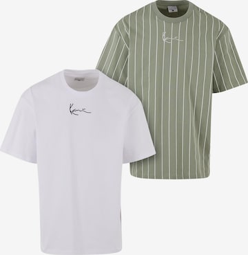 žalia Karl Kani Marškinėliai 'Small Signature Essential': priekis