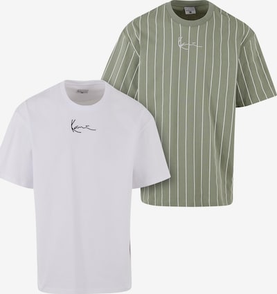 Karl Kani T-Shirt 'Small Signature Essential' in L in grün / weiß, Produktansicht