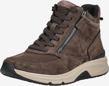 Baskets hautes GABOR en marron : devant