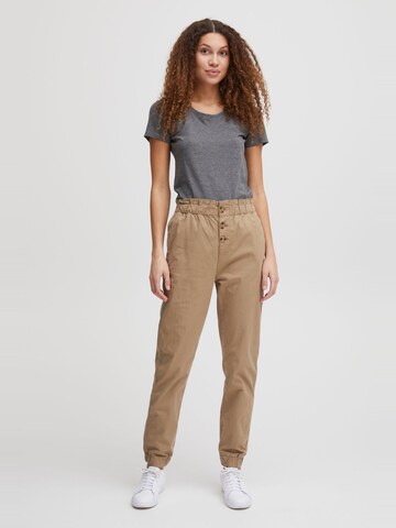 Oxmo - Tapered Pantalón en beige