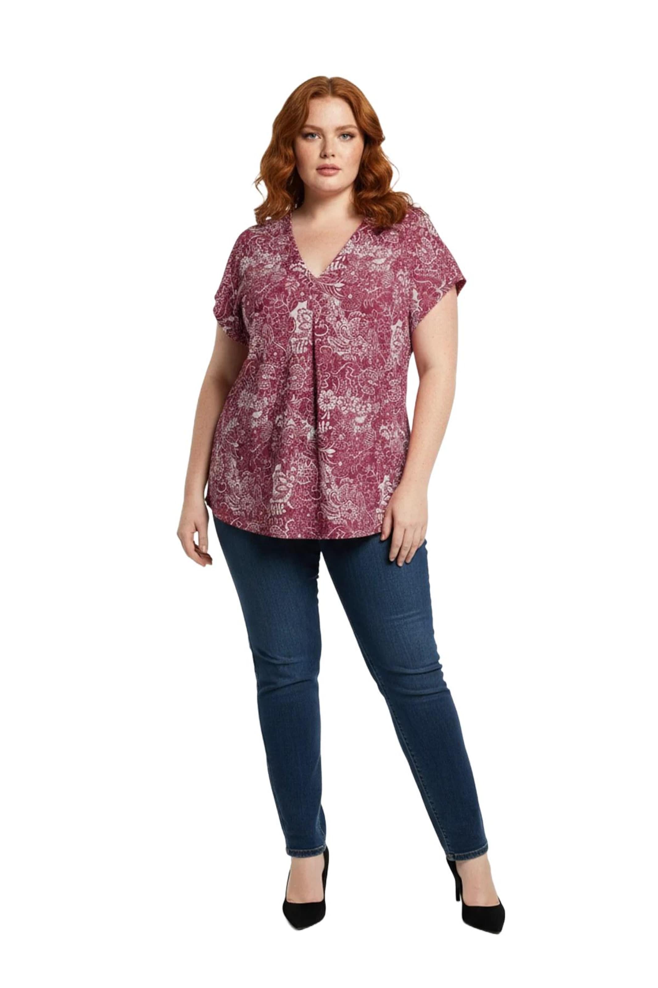 Shape Of You Blouse in Rood