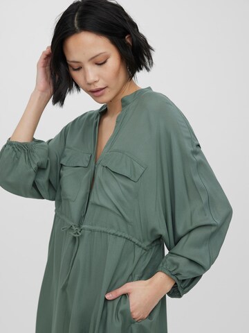 VERO MODA - Vestido camisero 'Henna' en verde