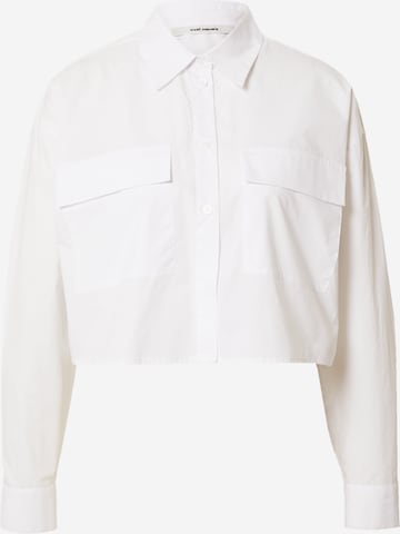 Camicia da donna di Oval Square in bianco: frontale
