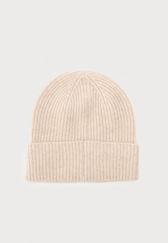 Zwillingsherz Beanie in Beige: front
