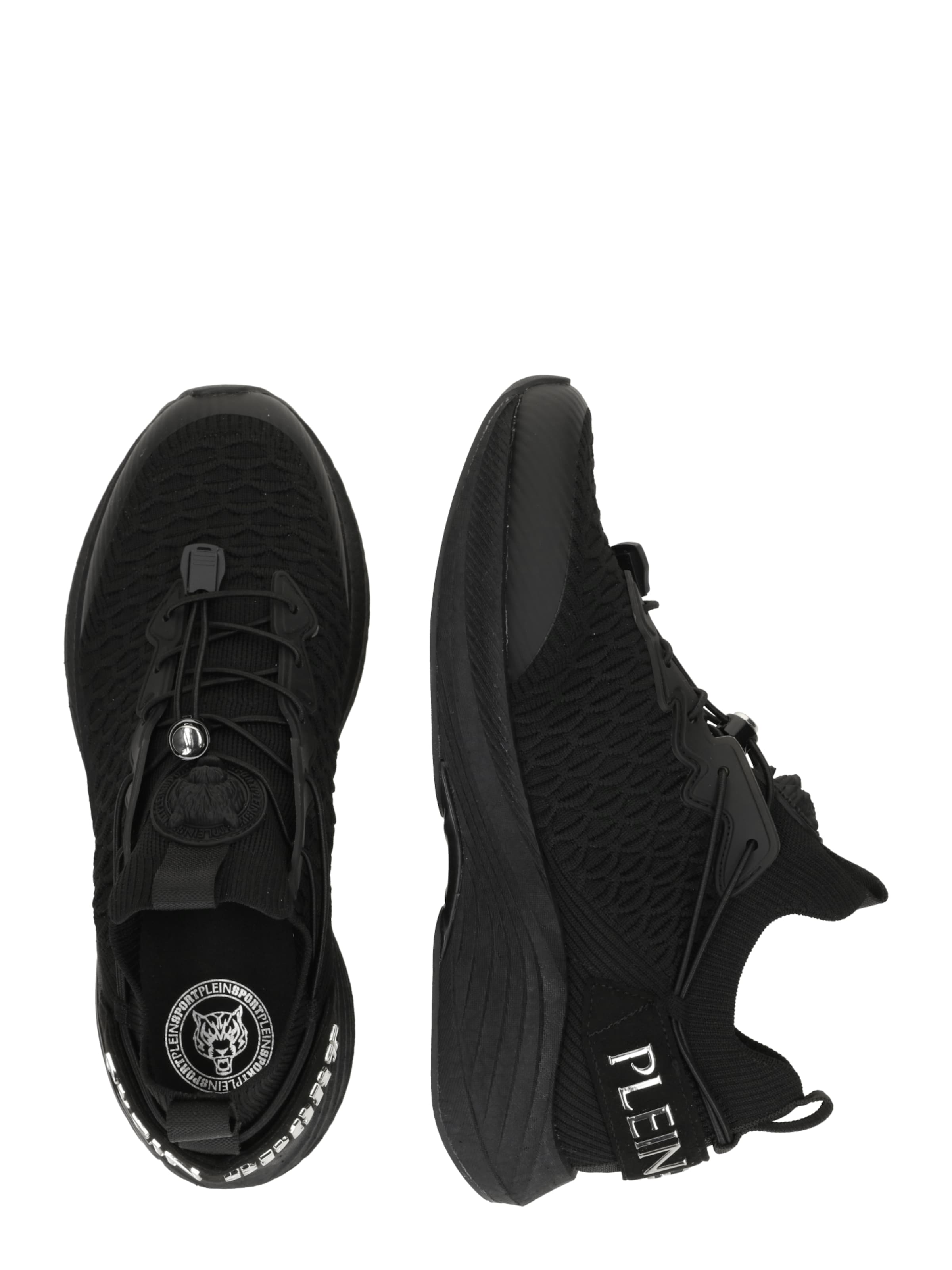 Plein Sport Ниски маратонки 'Ninja Schadow' в черно
