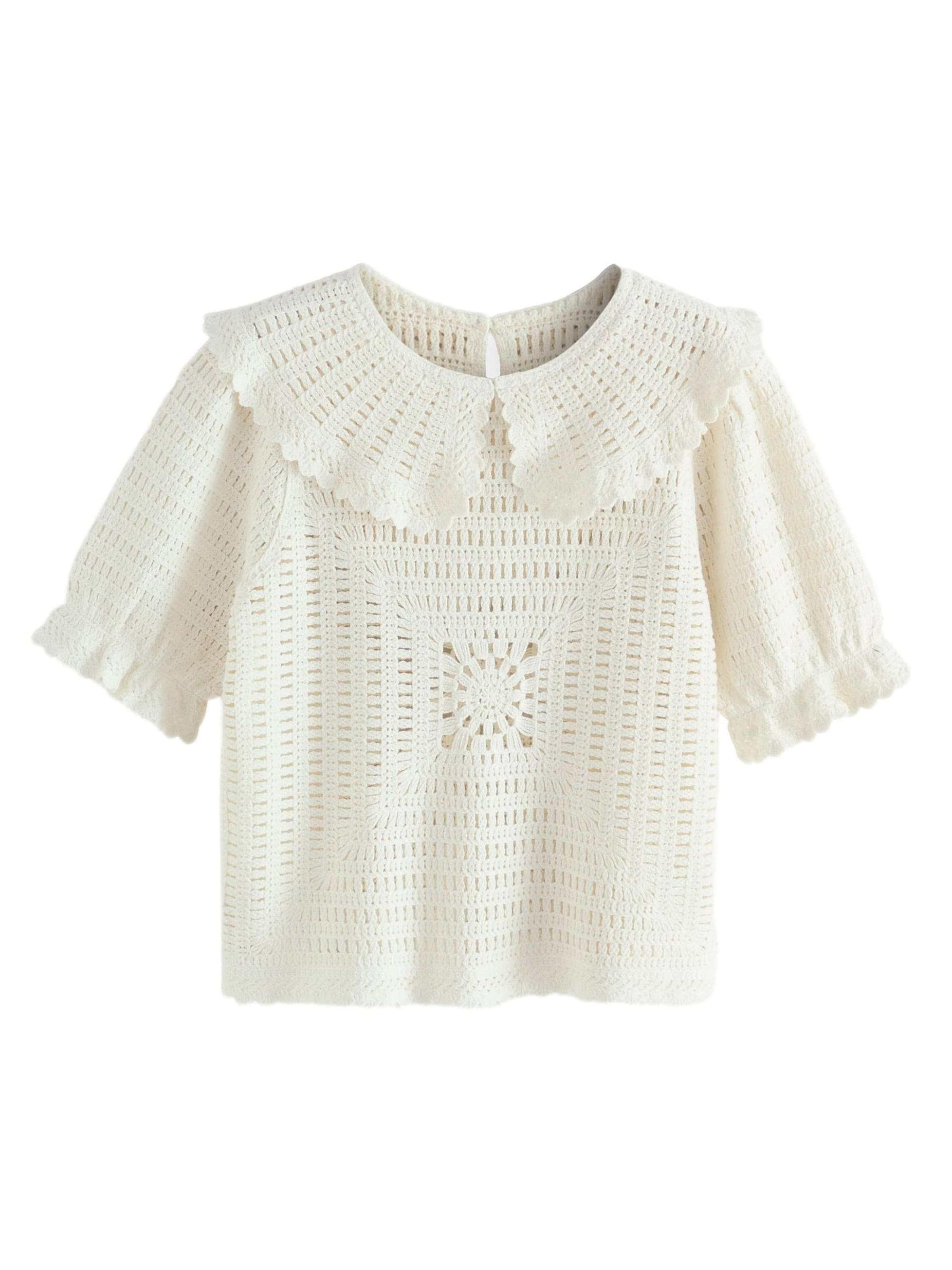 Next Sweter w kolorze biały: przód