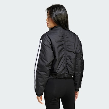 ADIDAS SPORTSWEAR Αθλητικό μπουφάν 'Essentials' σε μαύρο