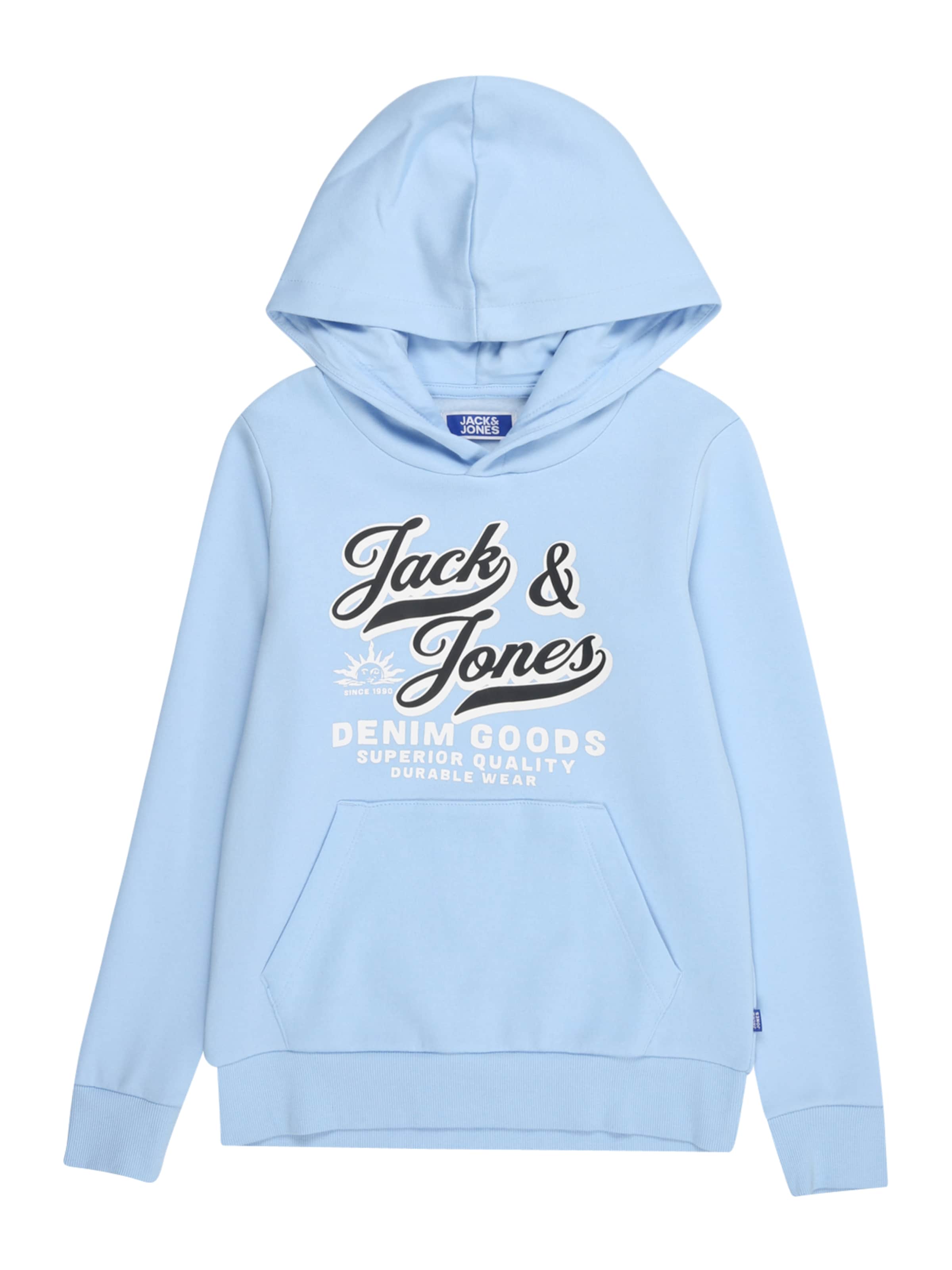 Jack & Jones Junior Μπλούζα φούτερ σε μπλε: μπροστά
