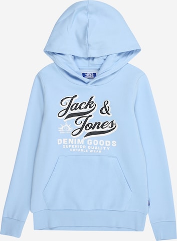 Jack & Jones Junior Sweatshirt in Blau: Vorderseite