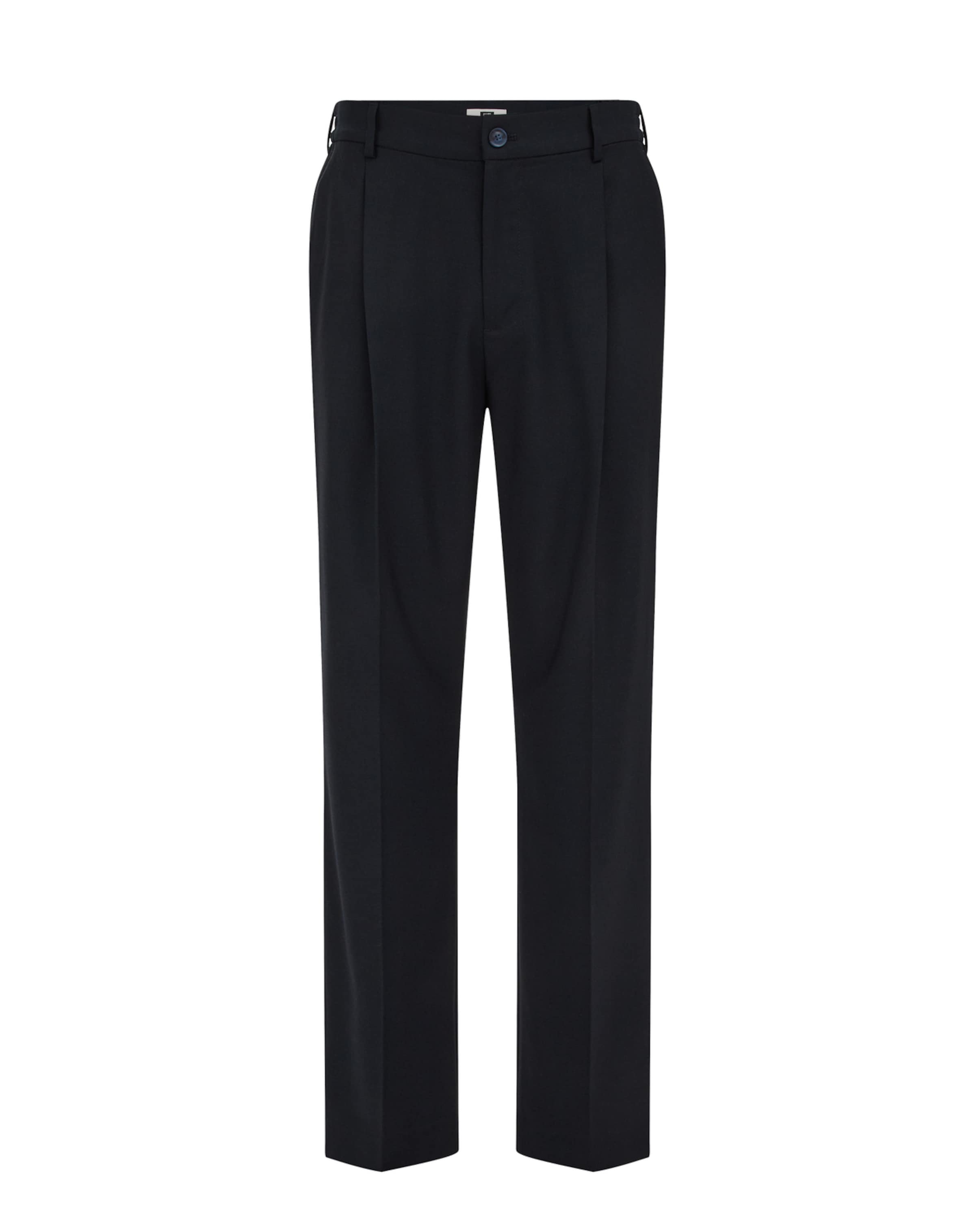 WE Fashion Свободный крой Брюки-чинос в Синий: спереди