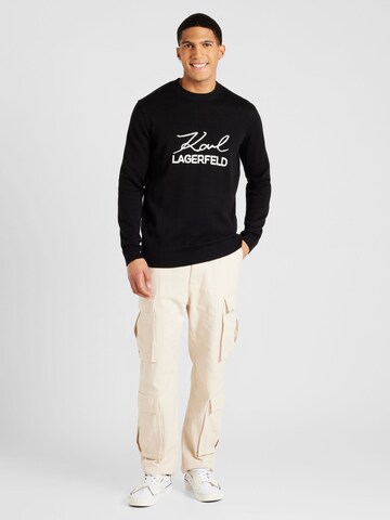 Karl Lagerfeld Pullover i sort