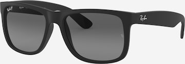 Ochelari de soare 'Justin' de la Ray-Ban pe negru: față