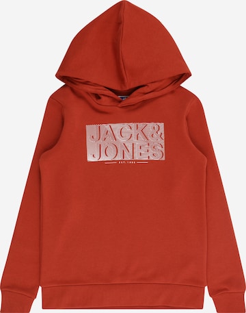 Jack & Jones Junior Sweatshirt 'PETER' in Red: front