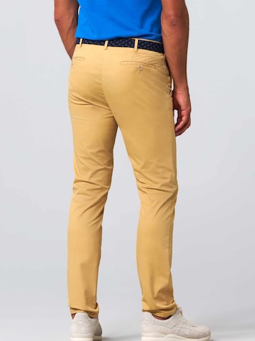 MEYER Regular Chino Pants 'Roma' in Yellow