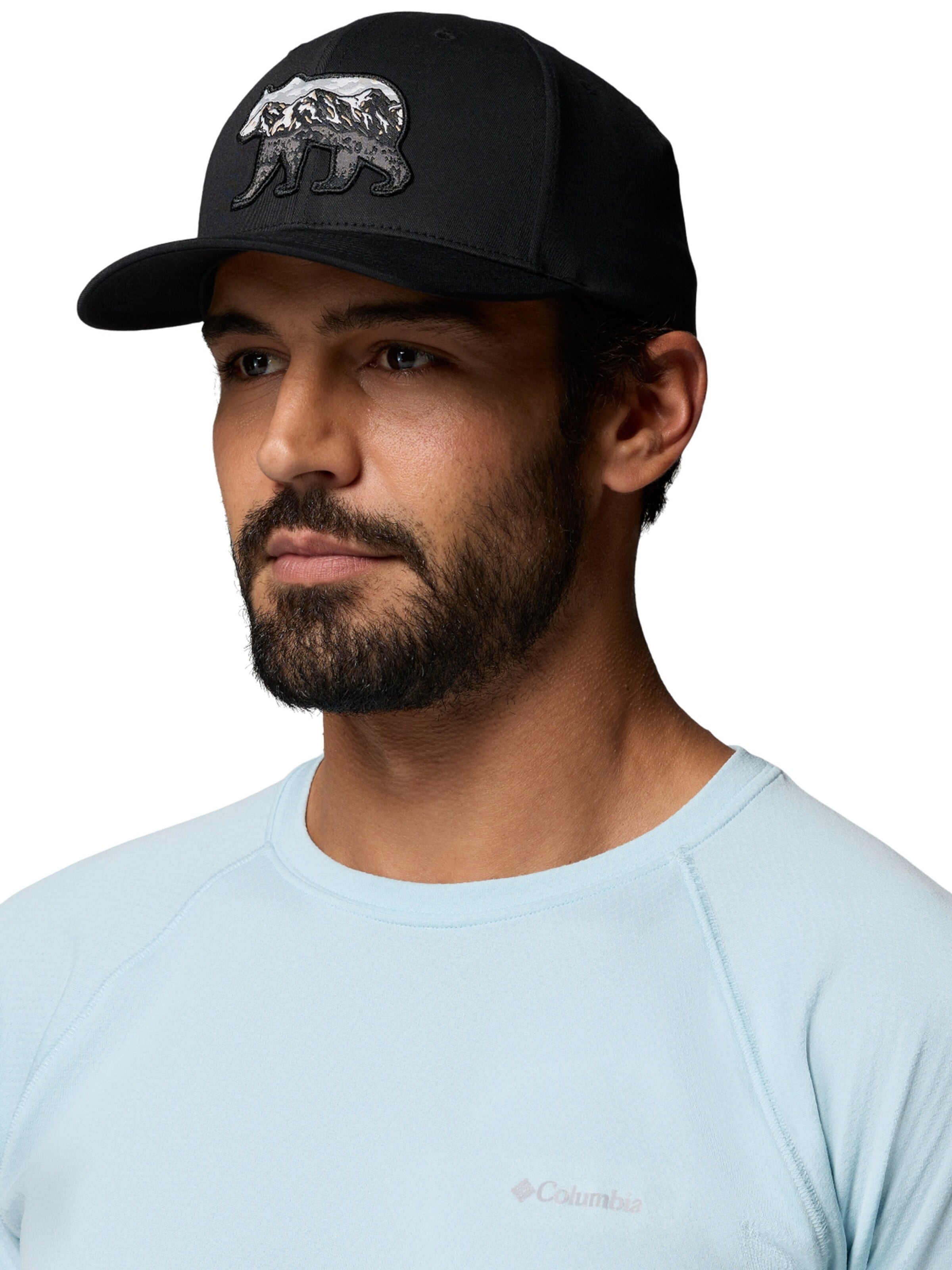 COLUMBIA Cap 'Columbia Lost Lager 3D' in Black: front