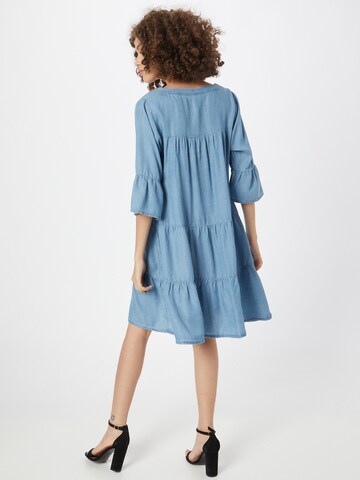 Sublevel Shirt Dress in Blue