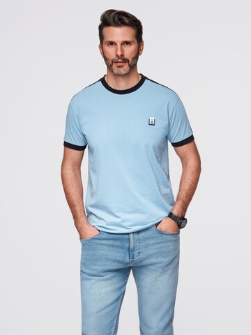 Maglietta di Ombre in blu: frontale