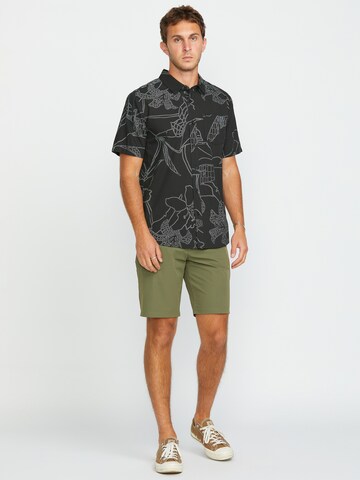 Volcom Regular fit Button Up Shirt 'CAD FLORAL' in Grey