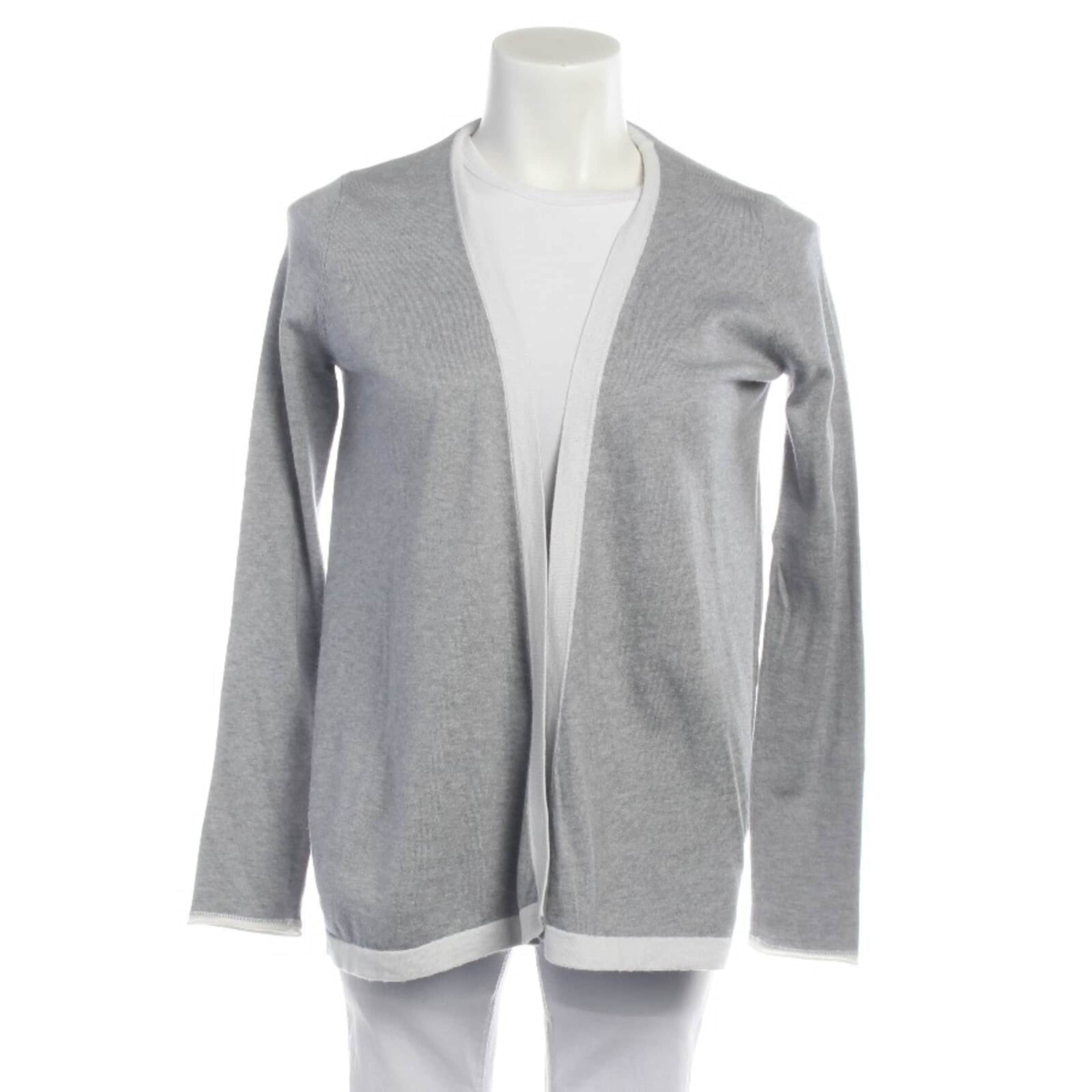 Hemisphere Sweater & Cardigan in XS in Grey: front