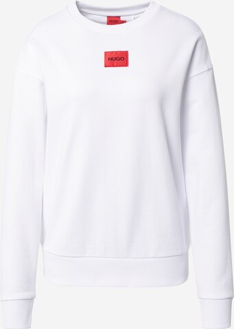 HUGO Sweatshirt 'Nakira' in White: front