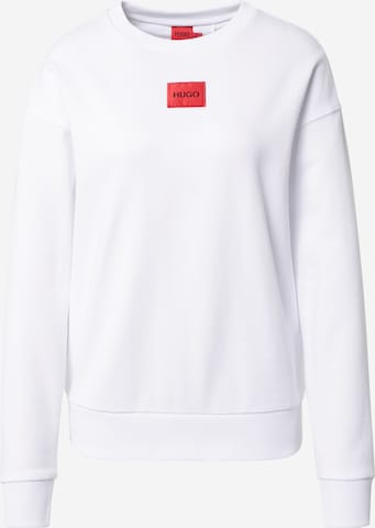 HUGO Red Sweatshirt 'Nakira' in Weiß: predná strana