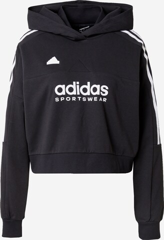 ADIDAS SPORTSWEAR Sportsweatshirt 'Tiro' in Schwarz: predná strana