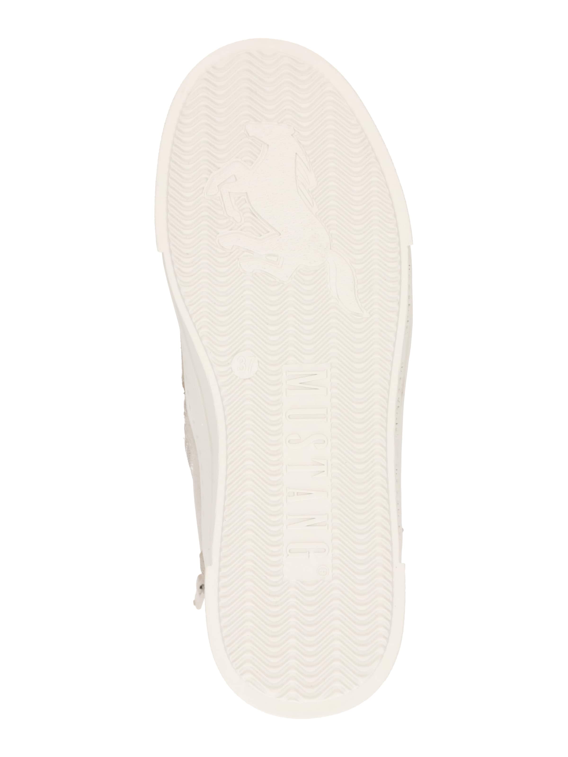 MUSTANG Lace-Up Ankle Boots in Beige