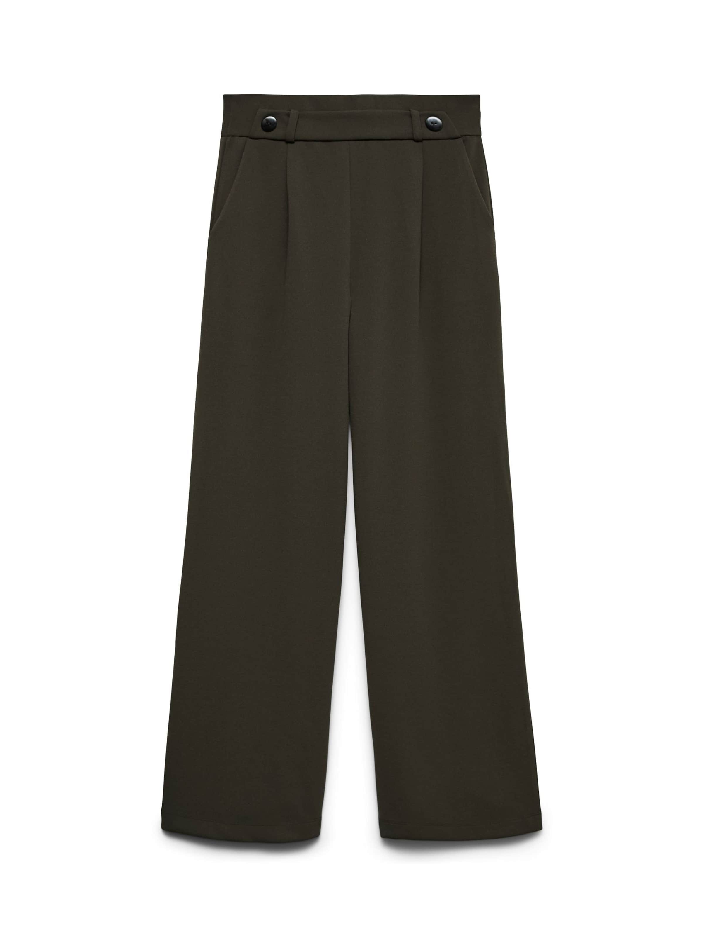 Pantaloni con pieghe 'VMSTAR' di VERO MODA in verde: frontale