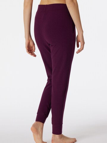 Pantalon de pyjama ' Mix & Relax ' SCHIESSER en rouge