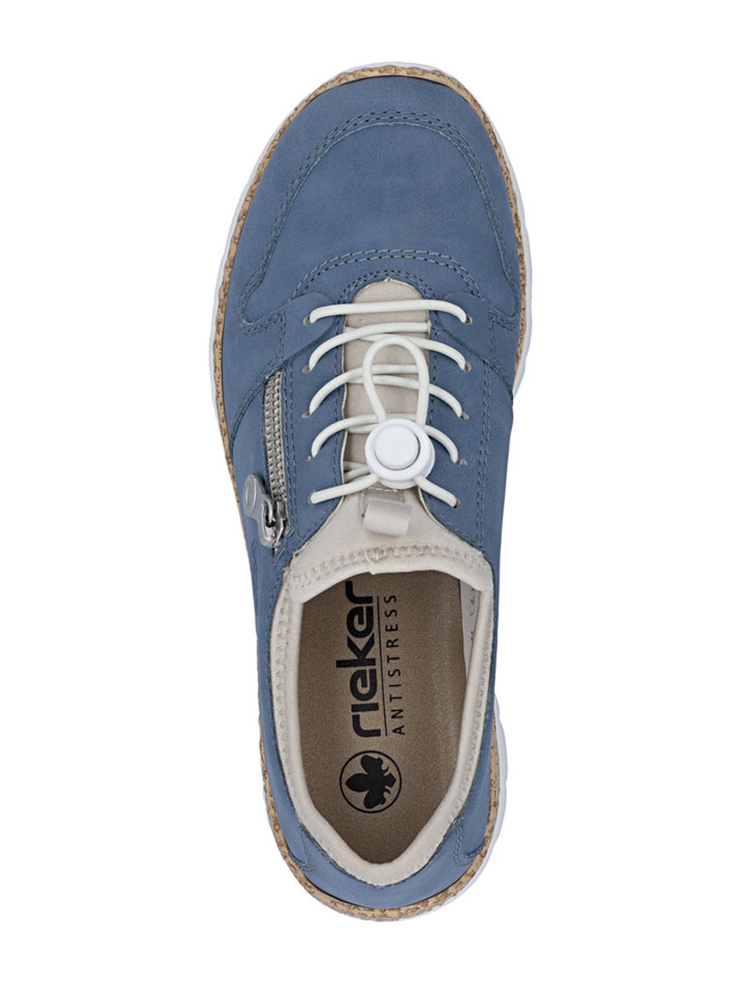 Rieker Schnürschuh in Blau