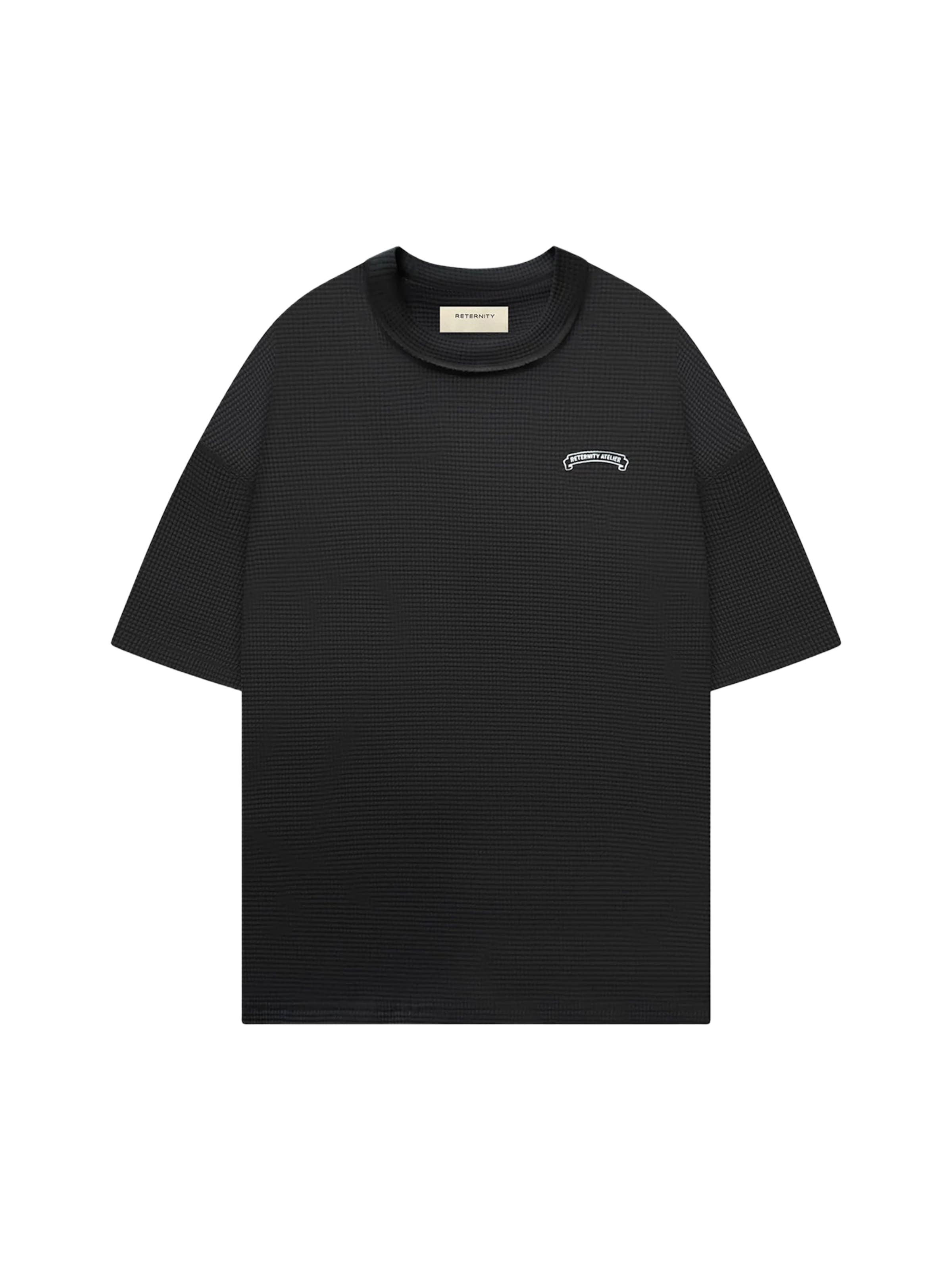 T-Shirt Reternity en noir : devant
