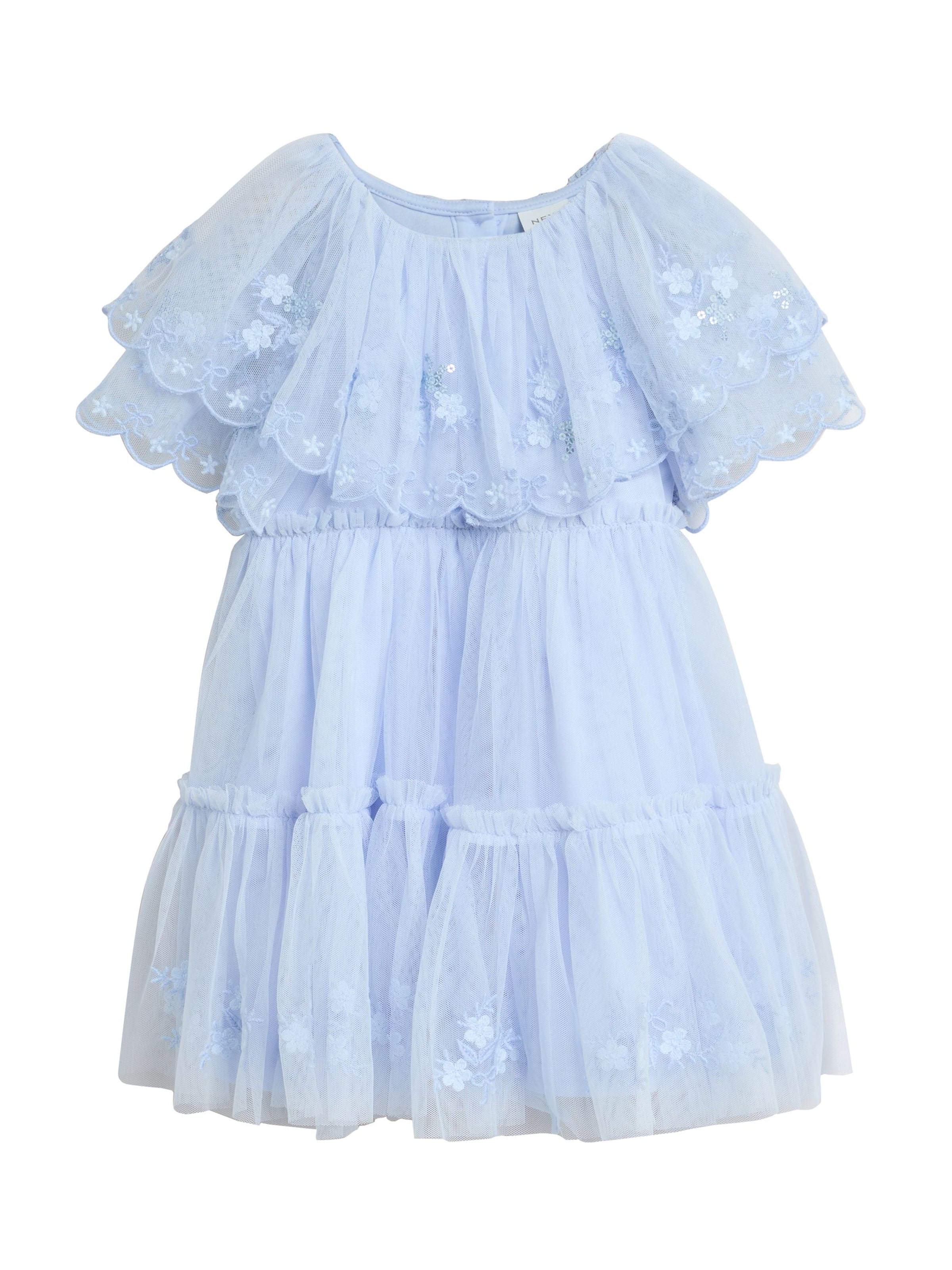 Next - Vestido en azul: frente