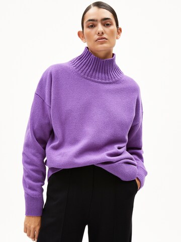 Pull-over ARMEDANGELS en violet : devant
