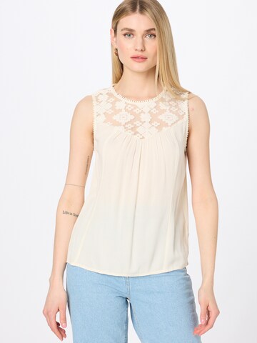 ABOUT YOU - Camisa 'Carey' em branco: frente